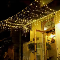 Guirlande lumineuse en cuivre à 100 LED, 10M, blanc chaud, décoration de Noël, de mariage, de fête, pour l'intérieur