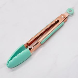 Pinza para Alimentos de Acero Inoxidable de 7 Pulgadas, Mini Pinza de Silicona para Cocina, Pinza para Ensaladas, Pinza para Servir, Pinza para Asar a la Parrilla, Utensilios para Barbacoa - Product Image 6