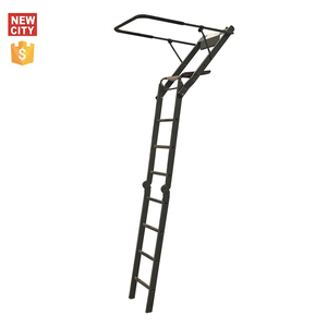 OEM Foldable Deer Hunting Tree Stand <b>Ladder</b> Single Man Climbing Hunting <b>Ladder</b> Fold Flat Design Bulk Supply for Hunting Stores - Product Image 3