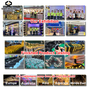 Luci Natalizie a <span class=keywords><strong>LED</strong></span> Multicolore IP65 a Energia Solare per Esterni <span class=keywords><strong>con</strong></span> <span class=keywords><strong>Telecomando</strong></span> a 8 Funzioni e Cavo in PVC - Product Image 6