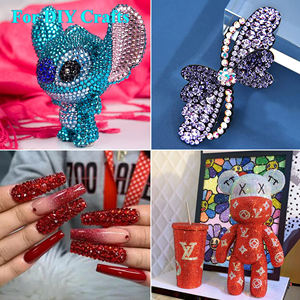 OLeeya 100% Buenas Reseñas Estrás de Cristal Sin Termofijación con Parte Posterior Plana para Decoraciones de Prendas de Vestir - Product Image 5