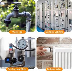 Jeu de clés à robinet 4 voies personnalisé, clé robuste en acier pour robinet d'eau et robinetterie, outil utilitaire multifonctionnel pour vannes, extérieur - Product Image 4
