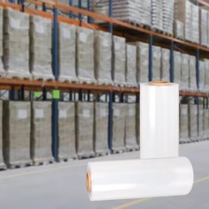 PE <b>Stretch</b> Plastic Pallet <b>Wrap</b> Film Manufacturer Lldpe <b>Stretch</b> Film Roll Hand Polyethylene <b>Stretch</b> <b>Wrap</b> - Product Image 4