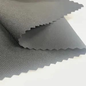 Polyester Recycle Eco-friendly Four 4 Ways Spandex Stretch Elastic Plain Emit Heat Fever Yarn Woven Fabric