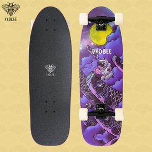 Creux Kingpin Camion Gratuit Personnalisé Sculpture Pompage Mini Cruiser Skateboard Surf Skate Surfskate avec PU Roues 29 pouces - Product Image 5