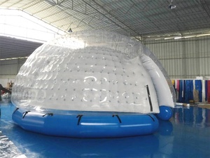 Di campeggio esterna uso familiare o un evento gonfiabile trasparente tenda a cupola, gonfiabile bolla di cristallo tenda - Product Image 3