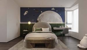 Étagères à livres en bois classiques en bois grainé intégré, ensemble de placards de luxe sur mesure dans la chambre - Product Image 4