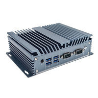 Mini PC sans ventilateur intégré en usine N100 N95 N97 I3 N305 Accessoires informatiques industriels TYPE-C 2HDMI DP 2COM232 2RS485 I210 2Lan