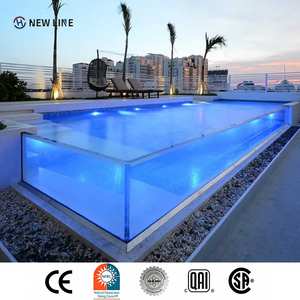 Verre <span class=keywords><strong>de</strong></span> piscine ultra-clair PVB SGP Verre trempé feuilleté Verre <span class=keywords><strong>de</strong></span> piscine - Product Image 1