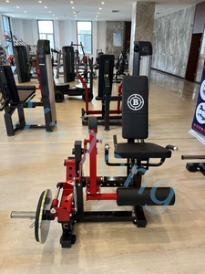 Commercial Dual Function Plate Loaded Strength Equipment Prone <b>Leg</b> Curl+ Extension Machine YT-K186 Steel Plate Loaded Machine Li - Product Image 4