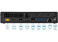 Mini-ordinateur de bureau ThinkCentre M920q Barebone 8e génération, propre, sans rayures, grade A, testé et fonctionnel