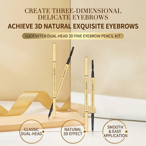 Nuevo Lápiz de Cejas Retráctil de Doble Punta, Ultrafino, Tridimensional, Resistente al Agua, con Cabezal de Cepillo Difuminado - Product Image 6