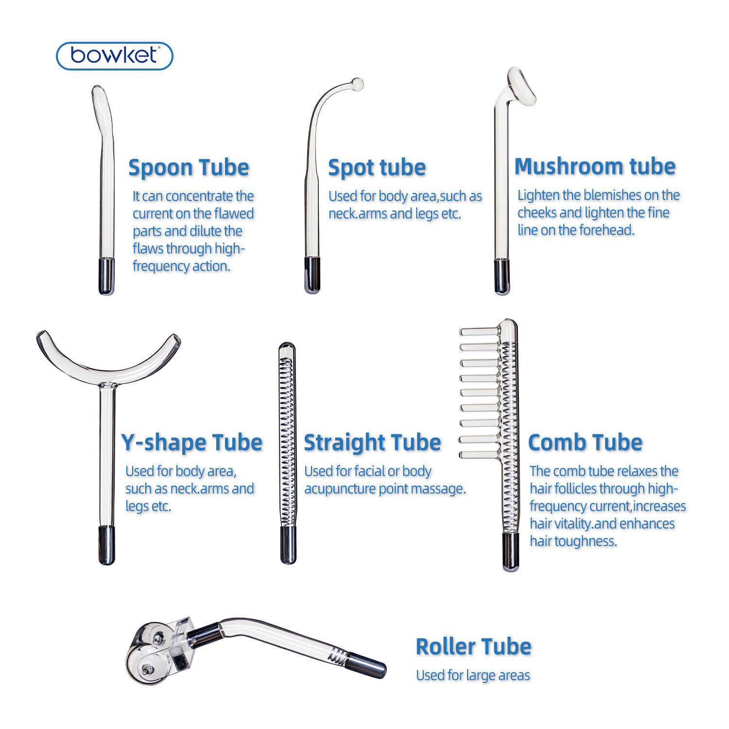 ORANGLES Bowket High Frequency Facial Machine | 7 Interchangeable Argon Gas Electrode Wands | Skin Tightening & Wrinkle Reducing Beauty Instrument – orangles Qatar - angled perspective - presenting advantages - Image 4 of 6 | fits any environment | Purchase Bowket High Frequency Facial Machine | 7 Interchangeable Argon Gas Electrode Wands | Skin Tightening & Wrinkle Reducing Beauty Instrument – orangles Qatar Michigan | Free Shipping ORANGLES