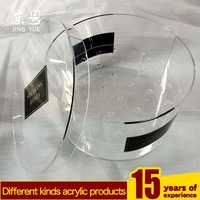 Moderno Espositore Personalizzato in PMMA Acrilico Ecologico, Riciclabile, Resistente all'Acqua e Leggero per Decorazioni di Matrimoni di Lusso, Regali e Abbigliamento