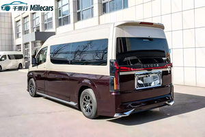 Nouveau Toyota Hiace 300 Luxe Modifié MPV LHD Essence 7 Places Sièges Avion Plancher Teck <span class=keywords><strong>TV</strong></span> Réfrigérateur 3.5L Fourgon de Transport - Product Image 2