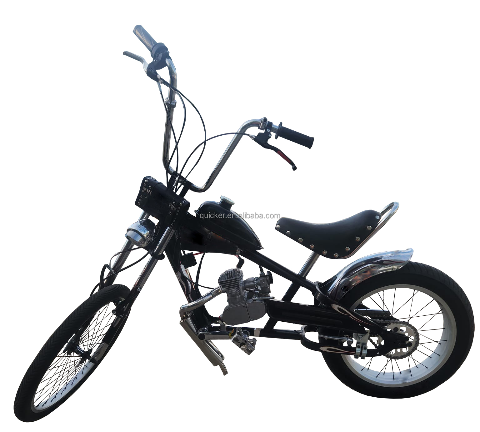 レーシングスクーターチョッパーバイク2ストローク80cc自転車