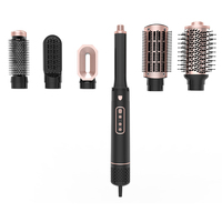 Sèche-cheveux multifonction 5 en 1 MK-327B 110V avec fer à boucler et lisseur, outil de coiffage 6 en 1