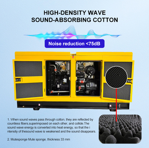 Generador Cummins de Bajo Precio, 100kw 125KVA 100kva, Tipo Silencioso, Portátil, de Respaldo para Exteriores, Arranque Automático, Trifásico, 380V 400V - Product Image 3
