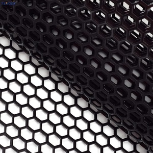 La malla de placa de acero perforada se utiliza <span class=keywords><strong>para</strong></span> las ventanas de ventilación del metro Personalización de formas de patrón Hoja perforada - Product Image 3