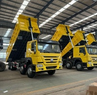Yeni Mükemmel Durumda Sinotruk HOWO 371 Ağır Vasıta Kamyon 6x4 10 Tekerli Damperli Sol Direksiyonlu FAST Şanzımanlı İnşaat İşleri İçin