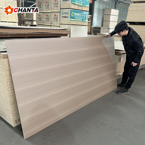 Chất Lượng Cao 15Mm 17Mm 18Mm UV Ván Ép MDF Bảng Điều Khiển Hoàn Thành Bề Mặt Melamine Ván Cho Tủ Bếp Cửa - Product Image 3