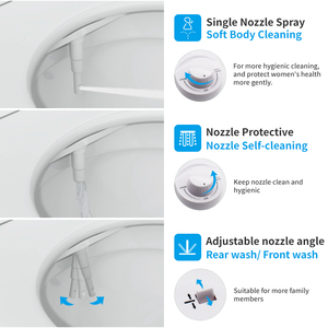 Non électrique manuel eau froide propre vagin bout à bout toilette Bidet fixation buse rétractable <span class=keywords><strong>WC</strong></span> Bidet - Product Image 3
