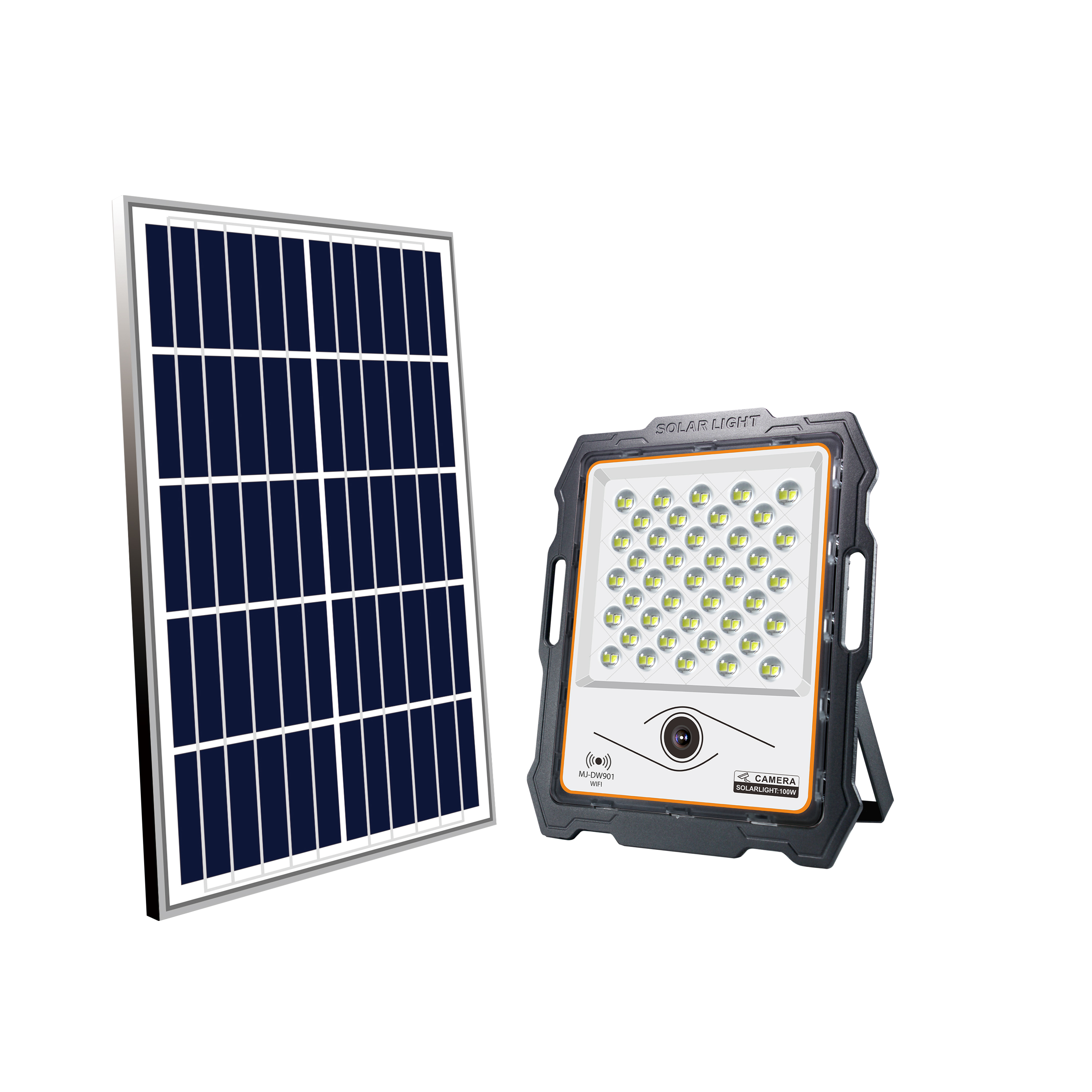 Reflector ceiling lights projector 100w spot outdoor solar flood light with camera motion sensor solar flood led light
