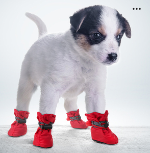 Chaussures pour chien classiques réfléchissantes Oxford imperméables antidérapantes durables Bottes pour chien petites moyennes toutes saisons - Product Image 5