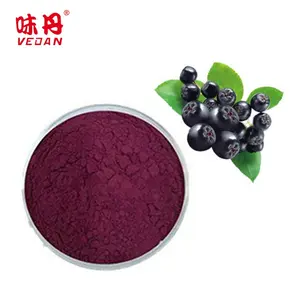 Aronia-Polvo de baya de Chokeberry, antioxidante superalimentario, con flavonoides altos, polipano