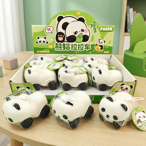Juguete Blandito de Peluche con Cabeza de Panda de Dibujos Animados, Relleno de Harina, Bola Antiestrés de Rebote Lento, Animal Simulado, Juguete Sensorial para Niñas de 14 Años en Adelante - Product Image 3