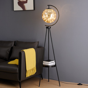 Offre Spéciale salon <span class=keywords><strong>boule</strong></span> de verre or maison <span class=keywords><strong>doré</strong></span> debout moderne luxe coin lumière nordique Led <span class=keywords><strong>lampadaire</strong></span> pour salon décor - Product Image 1