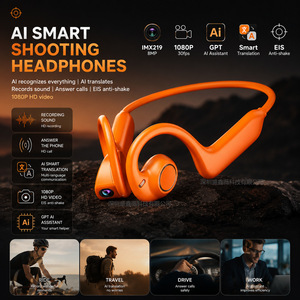 Audífonos Deportivos Inteligentes con IA y Traducción, 800W HP, <span class=keywords><strong>Bluetooth</strong></span>, Wifi, Cámara, para Correr, Ciclismo, Fitness, Grabación de Video, Fotos y Música - Product Image 5