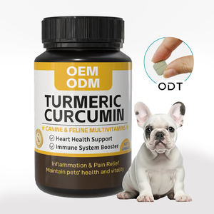 อาหารเสริมออร์แกนิกสำหรับสัตว์เลี้ยง ผงขมิ้นสำหรับสุนัข บำรุงข้อต่อและเสริมภูมิคุ้มกัน ดูดซึมได้รวดเร็วในลำไส้ ด้วยเคอร์คูมิน สำหรับสุนัขสูงวัย - Product Image 1