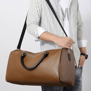 Wholesale Customized LOGO PU Leather Business Travel <b>Bag</b> Waterproof Travel Duffel <b>Bag</b> Dry and Wet <b>Compartment</b> Duffel <b>Bag</b> - Product Image 6