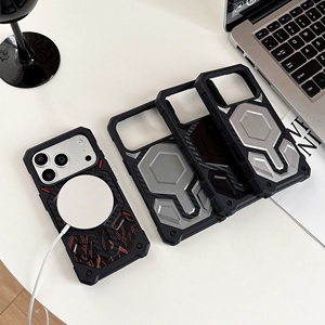 <span class=keywords><strong>เคส</strong></span>โทรศัพท์มือถือ Bumper Armor Monarch Magnetic Uaging สำหรับ iPhone 17 16 15 Pro Max ดีไซน์แบรนด์ดัง ป้อง<span class=keywords><strong>กัน</strong></span>การตก พร้อมแม่เหล็กแรงดูดด้านหลัง - Product Image 6