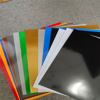 Material de letrero para exteriores, Rollo adhesivo de película de PVC permanente, vinilo autoadhesivo de corte de Color para plotter de corte