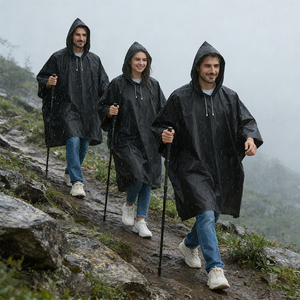 <span class=keywords><strong>Lluvia</strong></span> personalizable XL para la promoción <span class=keywords><strong>de</strong></span> la fábrica <span class=keywords><strong>de</strong></span> Poncho, ropa impermeable ligera reutilizable, diseño grueso para exteriores - Product Image 1