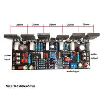 Carte Amplificateur de Puissance à Transistors Mono 300W 1943+5200, Module Audio Professionnel, Mise à Niveau PCB pour Amplificateurs à Tubes Haute Puissance