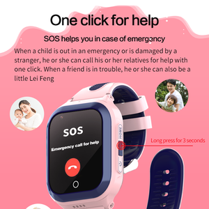 นาฬิกาอัจฉริยะสำหรับเด็ก DF70ป้องกันการสูญหายสายรัดข้อมืออัจฉริยะ4G GPS สำหรับเด็กติดตามการนอนหลับเครื่องติดตามการออกกำลังกาย - Product Image 3