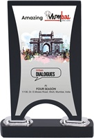 Trophées et récompenses pour les gagnants de la meilleure qualité de design premium, fournisseurs de ventes d'usine, plaque souvenir d'Inde personnalisée