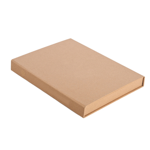 Recyclable Gift Cardboard Custom Logo File <b>Folder</b> Magnetic Lid Packaging Box With <b>Binder</b> - Product Image 5