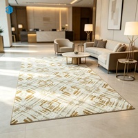 Wohndekor Teppiche 3D-Muster Geschnitzter Teppich Jacquard-Bodenteppich Modernes Design Geschnitzte Bodenteppiche Jacquard-Bodenmatte
