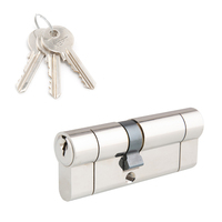 Conception et fabrication 60mm 120mm 30 degrés cylindre de serrure de porte de sécurité en laiton