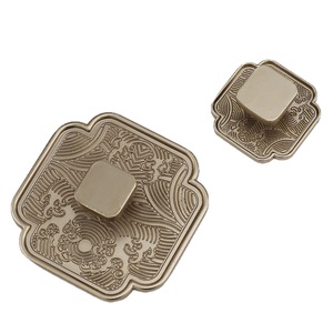 Poignées amovibles en alliage de zinc à motif vague moderne pour armoires, placards, tiroirs et portes – Design durable et luxueux - Product Image 1