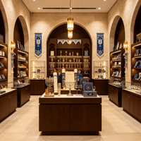 Aménagement intérieur personnalisé pour magasin de Judaica, présentoirs complets pour la boutique, support d'Esrog assorti, quatre espèces, pour la fête de Sukkot