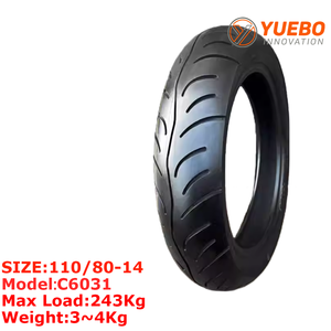 <span class=keywords><strong>Pneu</strong></span> de <span class=keywords><strong>moto</strong></span> YUEBO 110/80-14 C6031 le mieux noté, en caoutchouc, vente directe usine, <span class=keywords><strong>pneu</strong></span> tubeless durable de 14 pouces de <span class=keywords><strong>large</strong></span> pour scooter de rue - Product Image 1