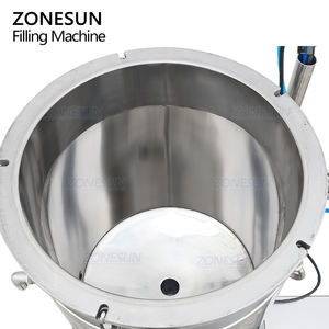 ZONESUN-Máquina de llenado de pasta de brillo de labios, semiautomática presurizada, doble cabeza, mezcla de calor, sombra de ojos - Product Image 3