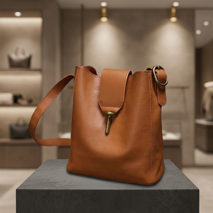Sacs à main de luxe pour femmes BS INTERNATIONAL en cuir véritable imperméable, fermeture éclair durable, grande capacité, bandoulière, pochette - Product Image 2