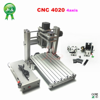 BRICOLAGE CNC Routeur Graveur En Métal 4020 400W 3axis 4axis 5 Axes CNC Machine de Gravure pour le Travail Du Bois