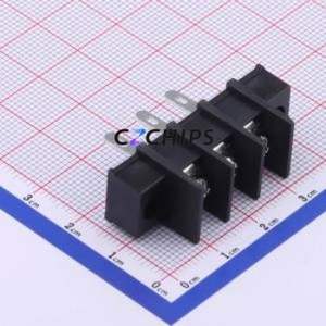KF25HM-7.62-3P Barrier Terminal Block Through hole Component (THT),P=7.62mm Connector Two Sides 7.62mm 1x3P Straight Pin - Product Image 1